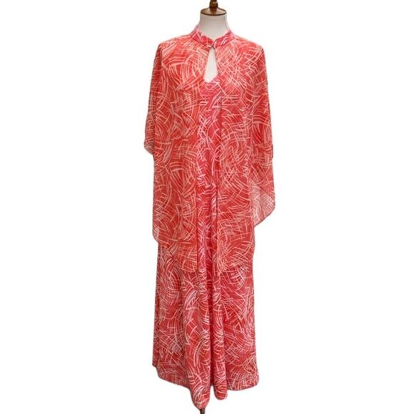 Vintage 18 Dress Set 60s Plus Size Dress Set 70s Costume XL Long